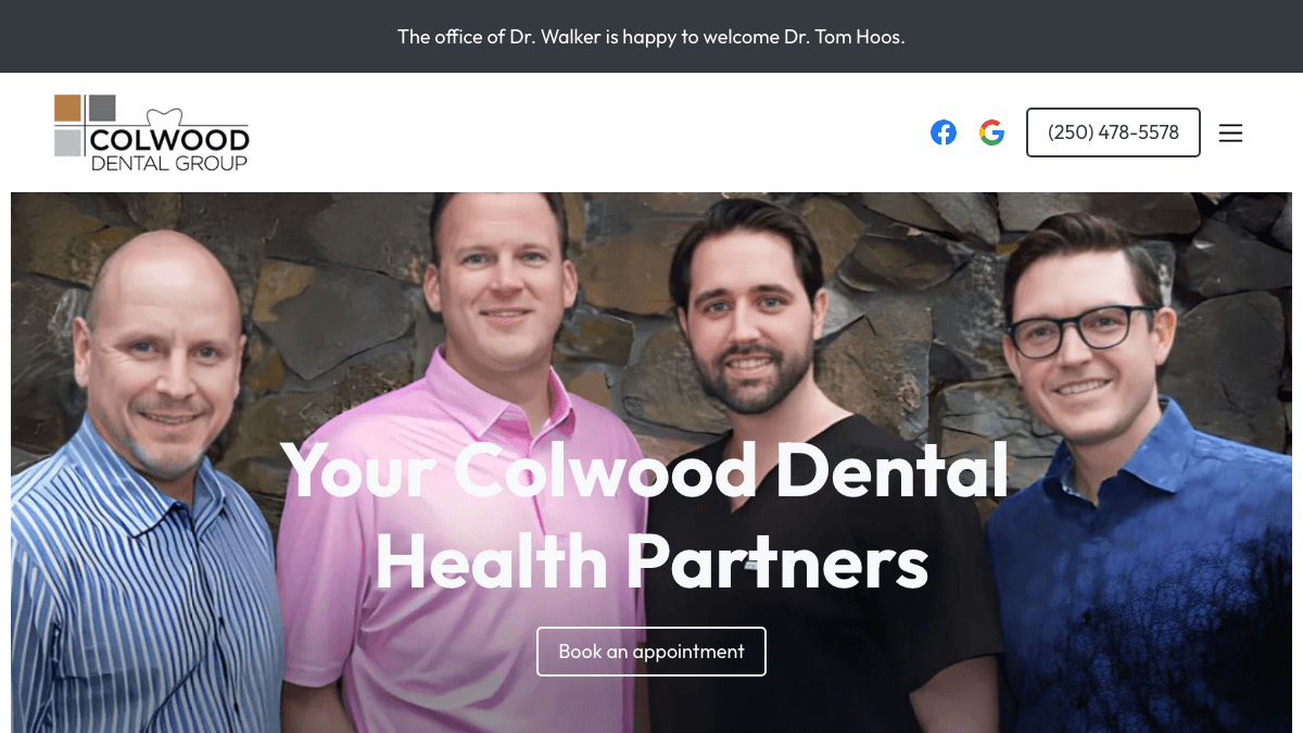 From Drupal to a Modern Dental Experience — before redesign
