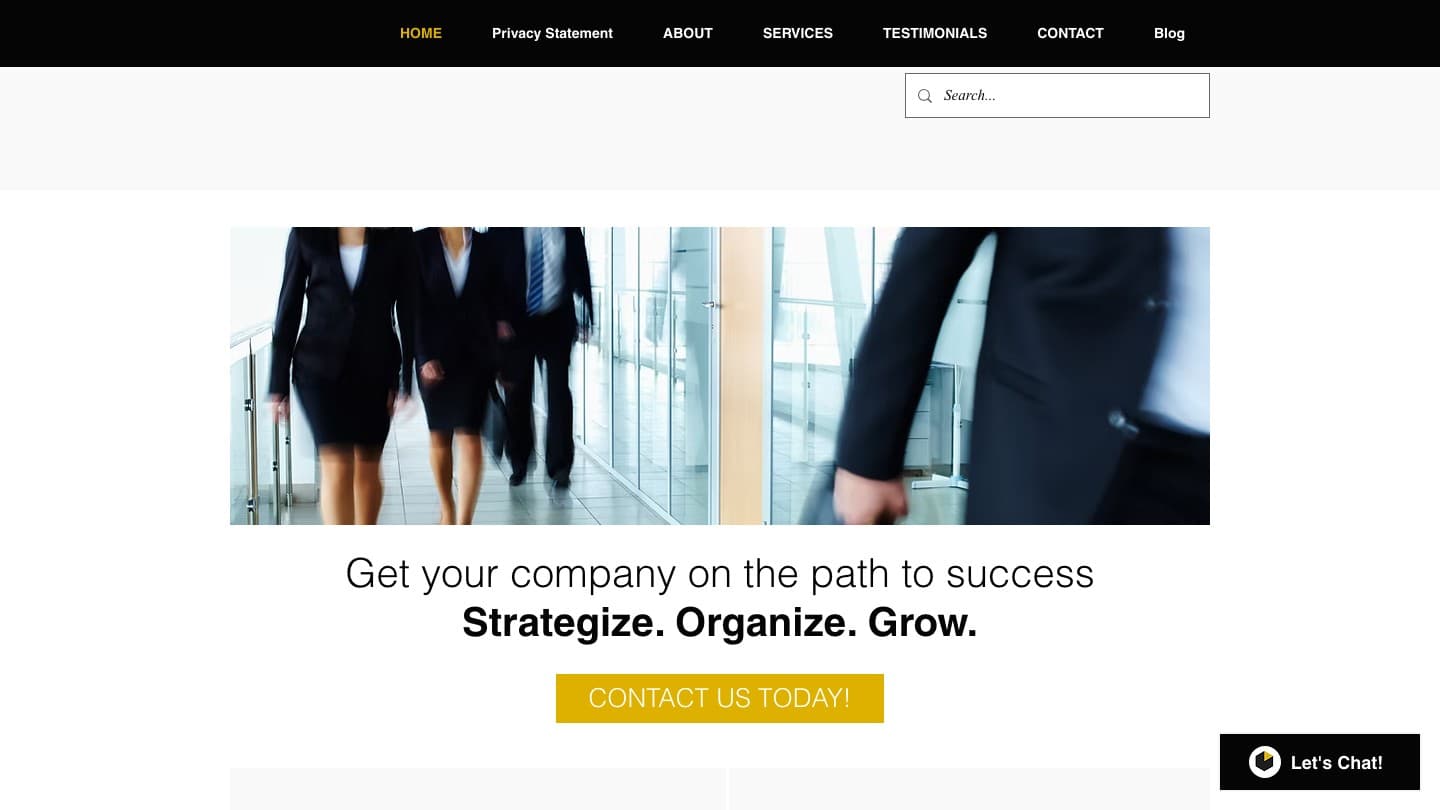 From Wix Template to a Modern, Standards-Perfect Site — before redesign