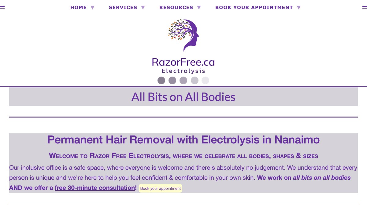 From WordPress to World-Class — before redesign